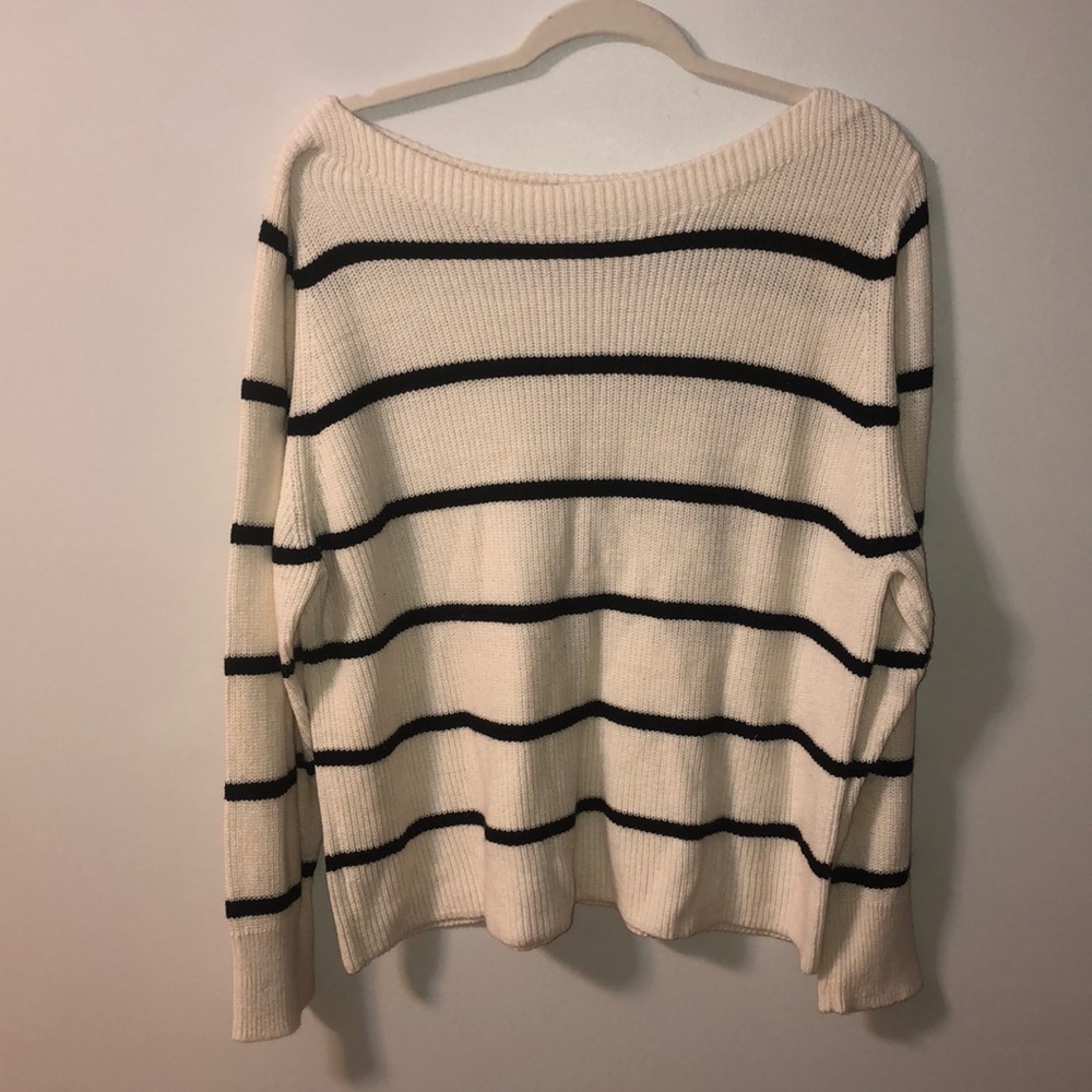 Banana Republic Boatneck Stripe Sweater